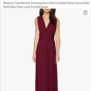 Womens Transformer Evening Dress